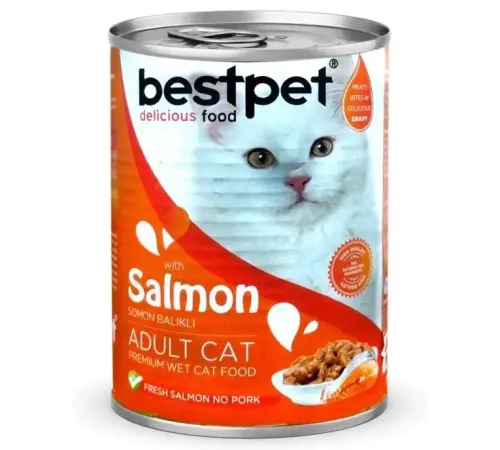 Bestpet Adult Cat (Лосось в соусе), 400 г