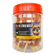 For Friends Мясо индейки на палочке из воловьей кожи 500 г