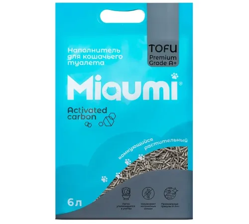 Miaumi Наполнитель TOFU Activated Carbon, 6 л