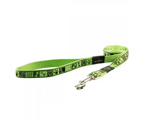 Поводок Rogz Fancy Dress Lime Juice XXL 40 мм/0,5 м