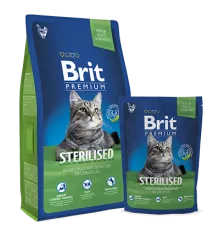 Brit Premium Cat Sterilised (Курица и печень) 0,3 кг