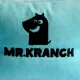Mr.Kranch Лежанка круглая Голубая, 60х50х21 см