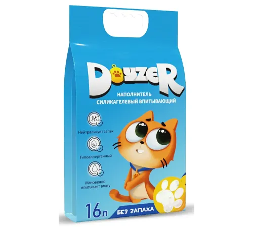 Doyzer Наполнитель силикагелевый (без запаха), 16 л