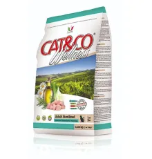 Cat&co Wellness Adult Sterilized (Курица и ячмень) 400 г