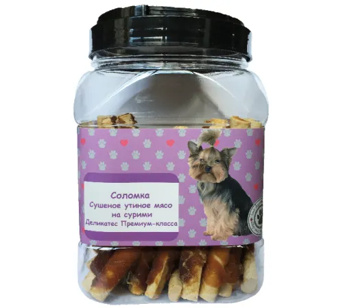 O'dog Соломка - Утиное мясо на сурими, 750 г