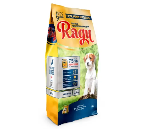 Pet's Brunch Ragu Adult Mini Breeds, 3,5 кг