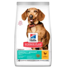 Hill's Science Plan Perfect Weight для мелких собак (курица), 1,5 кг