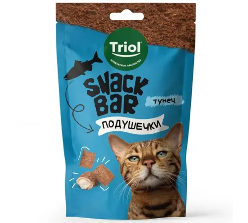 Triol Snack Bar Мини-подушечки с начинкой из тунца, 30 г