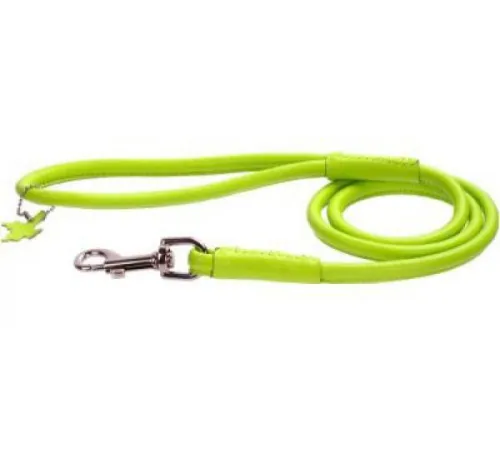 Поводок Collar Glamour круглый, салатовый, 6 мм 122 см