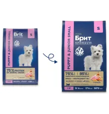 Брит Премиум Puppy & Junior Small (Курица), 1 кг