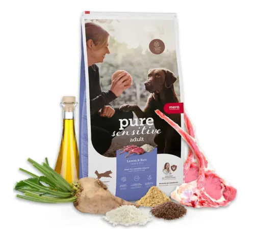 Mera Pure Sensitive Adult (Ягненок, рис), 1 кг
