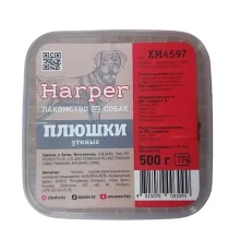 Harper Лакомство для собак Плюшки утиные, 500 гр