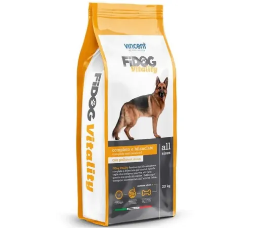 Vincent FiDOG Vitality (Курица, говядина), 20 кг