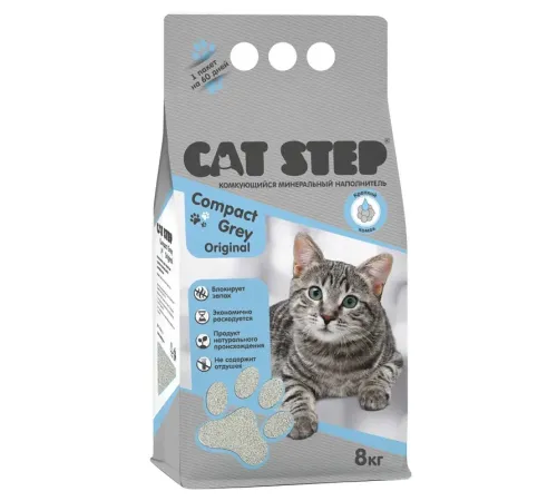Cat Step Compact Grey Original, 4 кг