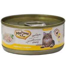 Мнямс Консервы Курица с сыром в нежном желе, 70 г