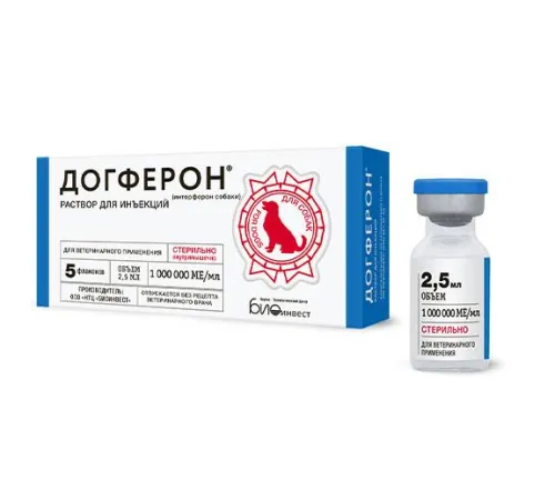 Биоинвест Догферон 1 фл х 2,5 мл