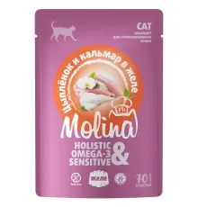 Molina Пауч для кошек (Цыпленок и кальмар в желе), 70 г