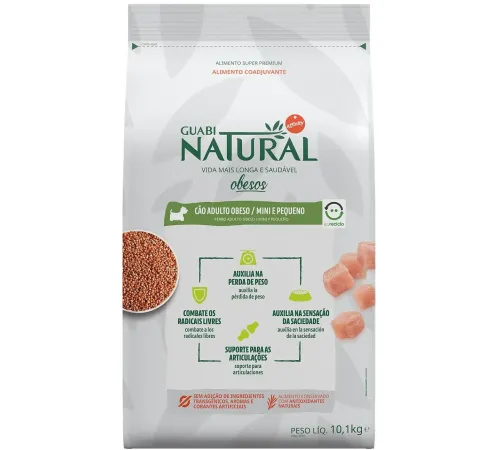 Guabi Natural Dog Mini Obesity (Цыпленок, рис), 10,1 кг