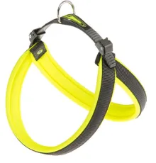 Ferplast Шлея AGILA ERGOFLUO 2, желтая, 37-45см/15мм