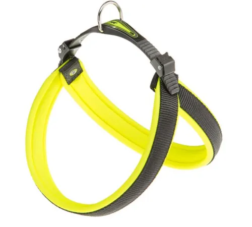 Ferplast Шлея AGILA ERGOFLUO 2, желтая, 37-45см/15мм