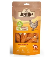 AlpenHof Рулетики куриные для средних и крупных собак, 80 г