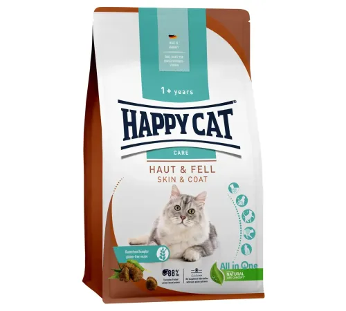 Happy Cat Sensitive Haut & Fell (Skin & Fur), 4 кг