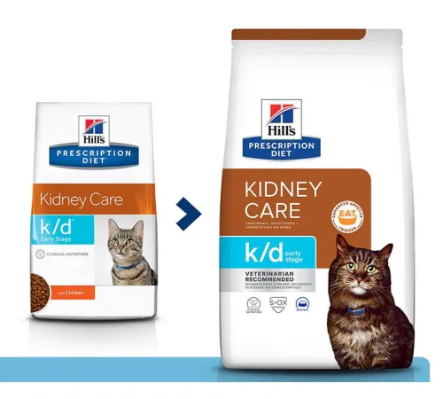 Hill's Prescription Diet k/d Early Stage для кошек, 3 кг