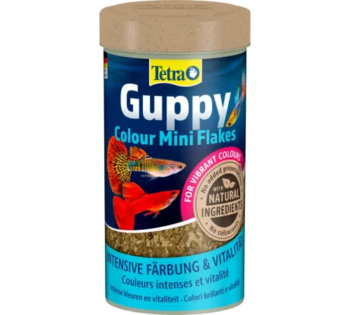 Tetra Guppy Colour Mini Flakes, 100 мл