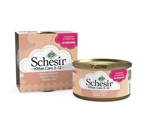 Schesir Kitten Care Mousse (Курица), 85 г