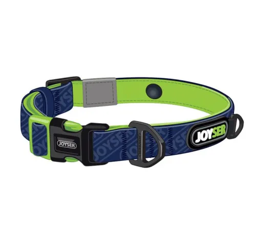 Joyser Walk Base Collar Ошейник для собак XL, синий с зеленым