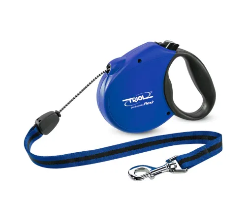 Поводок-рулетка Triol by Flexi Standart Soft трос 5 м (L) красный