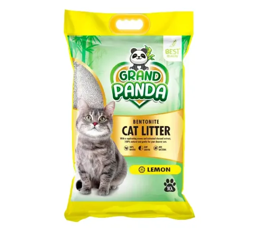 Grand Panda Бентонитовый наполнитель Лимон, 10 л