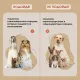 Muzzle Расческа для шерсти с кнопкой быстрой очистки, серая