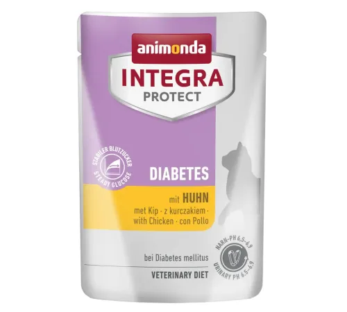 Animonda Integra Protect Diabetes Cat Пауч (Курица), 85 г