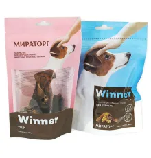 Winner Мираторг Набор лакомств (Шеи куриные + Уши говяжьи), 120 г + 50 г