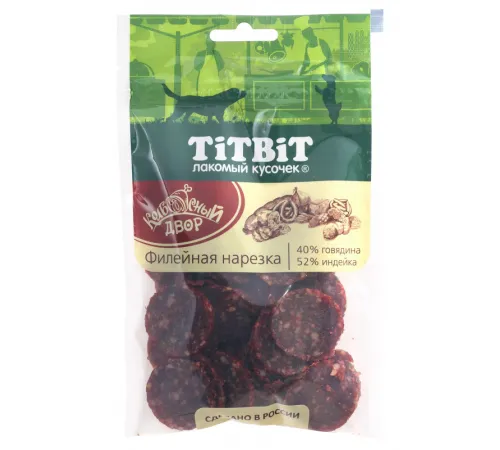 ТИТБИТ Нарезка филейная, 80 г