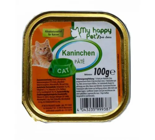 My happy Pets for Cat Кролик 100 г