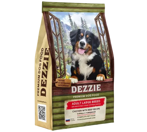 Dezzie Adult Large Breed (Курица, говядина), 3 кг