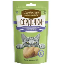 Деревенские лакомства Сердечки для пищеварения и метаболизма, 30 г