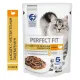 Perfect Fit для кошек с чувствительным пищеварением (Индейка в соусе) 75 г