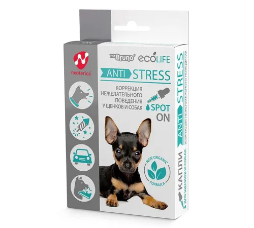 Mr.Bruno Капли Anti Stress для собак, 10 мл