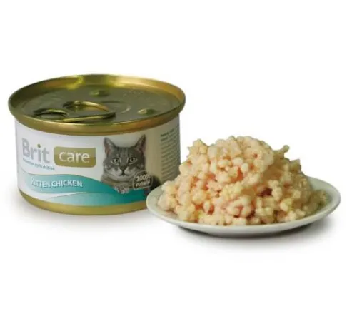 Брит Кеа Cat Kitten Chicken 80 г