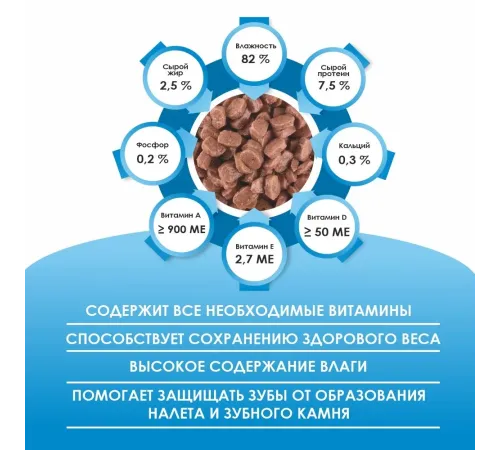 Kissa Пауч для кошек (Рыба в соусе), 75 г