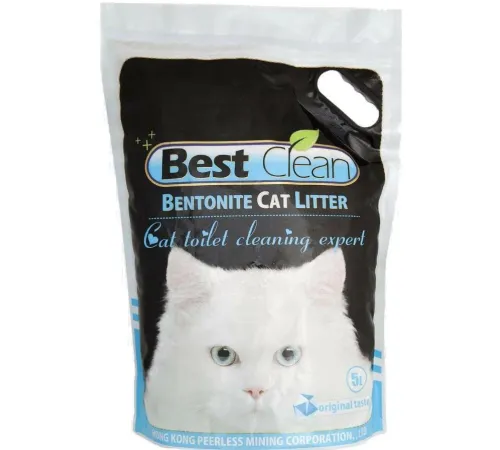 Best Clean Наполнитель бентонитовый (Натуральный), 5 л