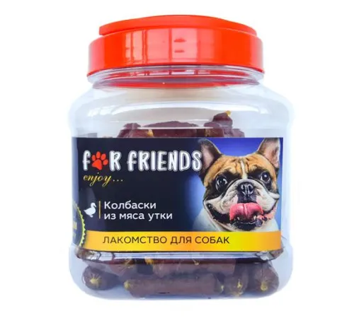 For Friends Колбаски из мяса утки, 500 г