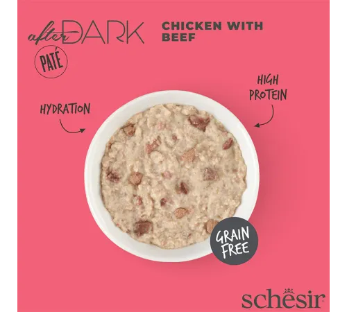 Schesir After Dark Pate (Курица, говядина), 80 г