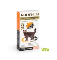 VEDA Биоритм для кошек с морепродуктами 48 таб