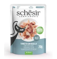Schesir Complements Пауч (Тунец с хеком в желе), 70 г