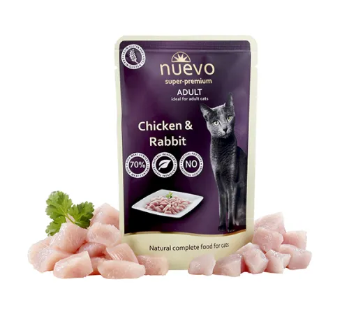 Nuevo Adult Chicken & Rabbit cat 85 гр