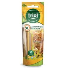 Triol PT31 Колбаски из курицы с треской, 40 г
